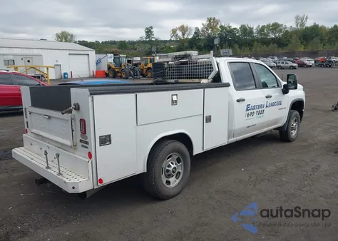 2022 Chevrolet Silverado 2500Hd 4Wd Long Bed Wt из США, поврежденный, VIN 1GB1YLEY5NF357034